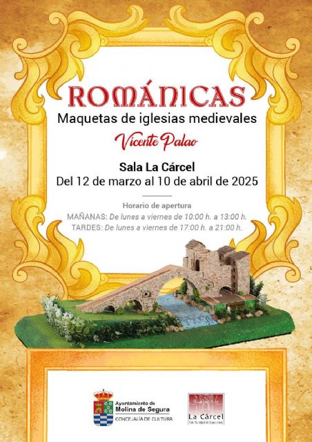 La Sala de Exposiciones La Cárcel acoge la exposición Románicas. Maquetas de iglesias medievales, de Vicente Palao, del 12 de marzo al 10 de abril - 1, Foto 1