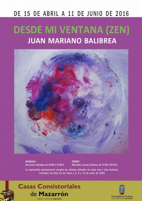 Juan Mariano Balibrea protagoniza la próxima exposición de Casas Consistoriales - 1, Foto 1