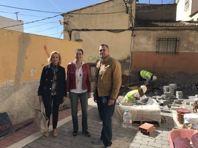 La primera fase de la renovación de calles del barrio de San Cristóbal en Lorca está al 90 por ciento de ejecución - 1, Foto 1