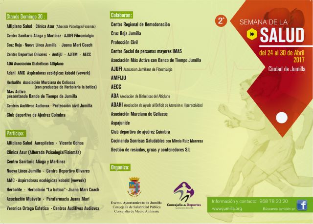 La II Semana de la Salud se celebrará del 24 al 30 de abril - 2, Foto 2