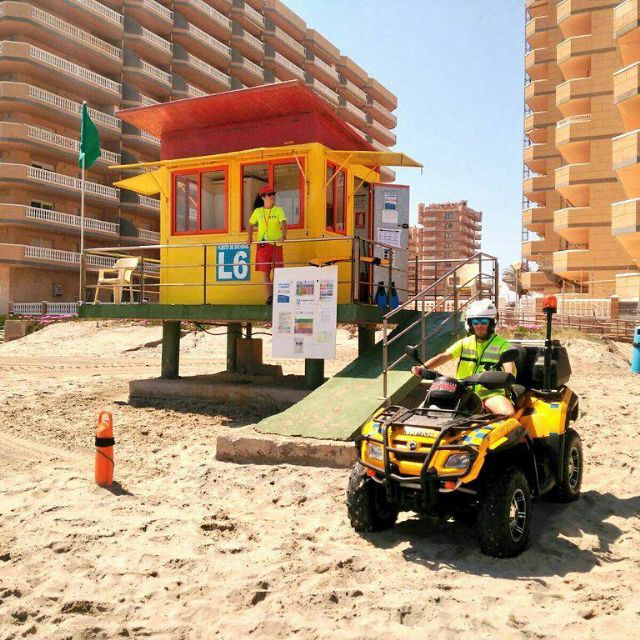 San Javier mantiene abiertos cuatro puestos de vigilancia y salvamento en playas durante toda la Semana Santa - 3, Foto 3