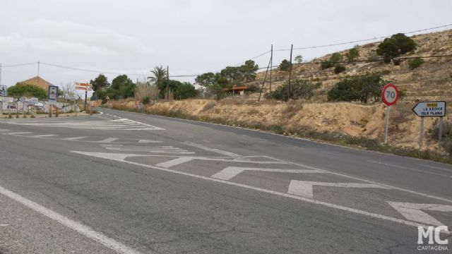 MC Cartagena exigirá al Gobierno socialista que garantice la seguridad en la carretera municipal que une La Asomada con San Félix - 1, Foto 1