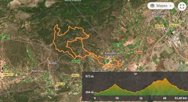 [Este es el recorrido de la XXIII Bike Maratn Ciudad de Totana 2021