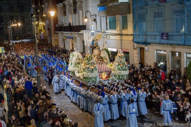 La Piedad recorrerá este Lunes Santo junto a sus promesas las calles del centro de Cartagena - 1, Foto 1