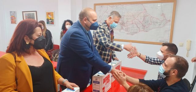 Manuel Torres presenta 559 avales a su candidatura a la Secretaría General del PSOE de Cartagena - 2, Foto 2