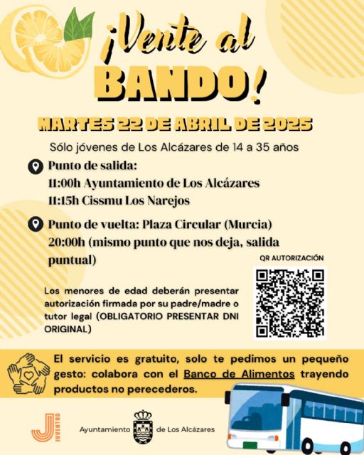 Autobuses gratuitos para ir de Los Alcázares al Bando de la Huerta - 2, Foto 2