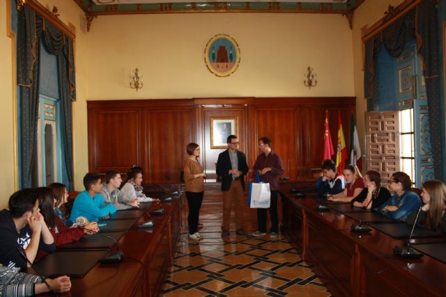 Los alumnos alemanes de intercambio del IES Alquipir visitan el Ayuntamiento - 2, Foto 2