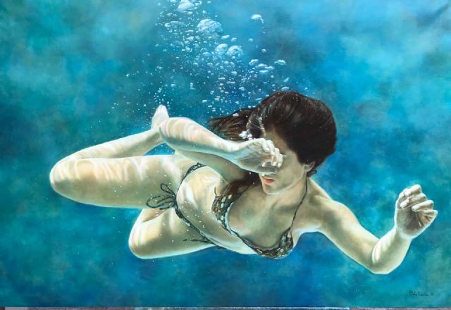 Perla Fuertes inaugura hoy su exposicin Caja de agua II en el Real Casino de Murcia, Foto 1