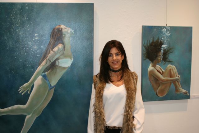 Perla Fuertes inaugura hoy su exposicin Caja de agua II en el Real Casino de Murcia, Foto 2