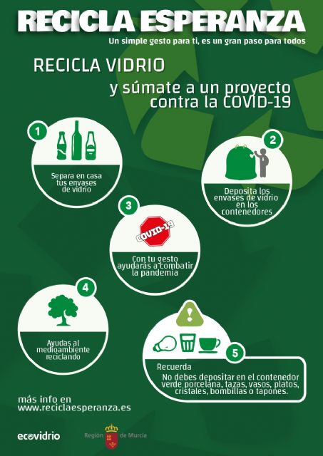 El Ayuntamiento de Puerto Lumbreras se suma a la campaña de Ecovidrio Recicla Esperanza para ayudar en la lucha contra el cambio climático - 1, Foto 1