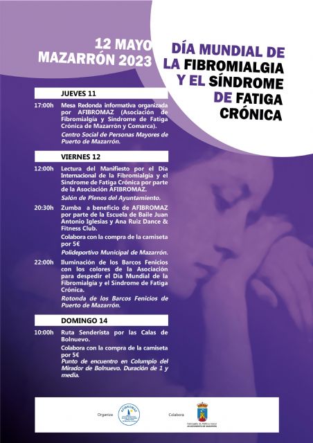 Mazarrón celebrará un año más el día mundial de la fibromialgia y el síndrome de fatiga crónica, Foto 2