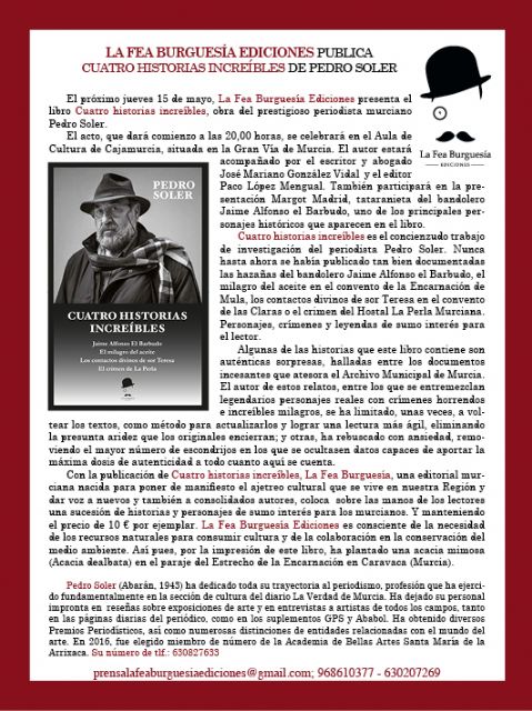 Cuatro historias increíbles de Pedro Soler - 1, Foto 1