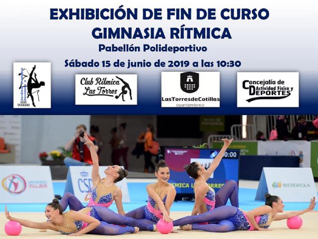 Exhibición de gimnasia rítmica como fin de curso de las escuelas locales - 1, Foto 1