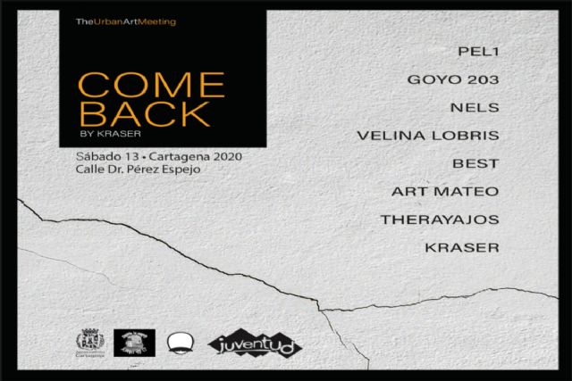 Servicio de Graffiti y Street Art de Juventud organiza el encuentro de Arte Urbano Come Back, by Kraser para el sábado - 1, Foto 1