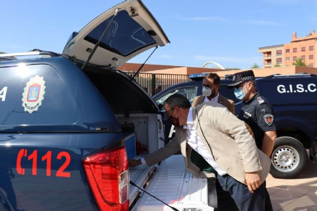 El Ayuntamiento de Lorca presenta la renovación de parte de la flota de coches de Policía Local para dotarles de mejores medios y herramientas con los que poder desarrollar su labor - 2, Foto 2
