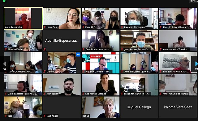 La concejalía de Juventud participa en un encuentro con la Dirección General de Juventud para tratar sobre las subvenciones POEJ 2021 - 1, Foto 1