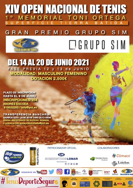 XIV Open nacional de Tenis (1ºMemorial Toni Ortega) GRAM PREMIO GRUPO SIM - 4, Foto 4