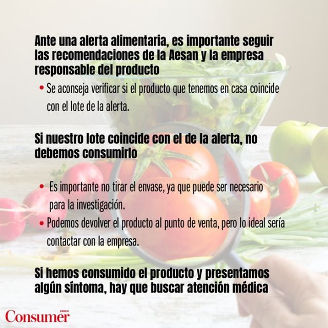 La revista Consumer analiza los procedimientos de las alertas alimentarias - 1, Foto 1