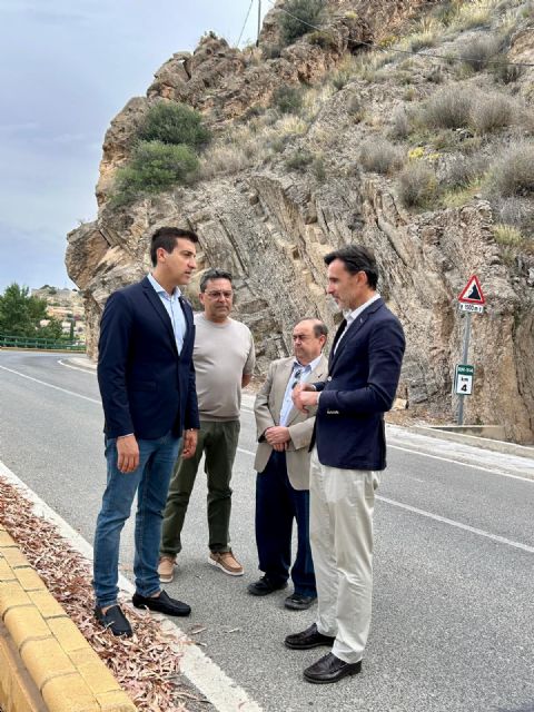 El Ayuntamiento de Blanca y la Comunidad presentan las actuaciones de estabilización del macizo rocoso de la RM-514 - 1, Foto 1