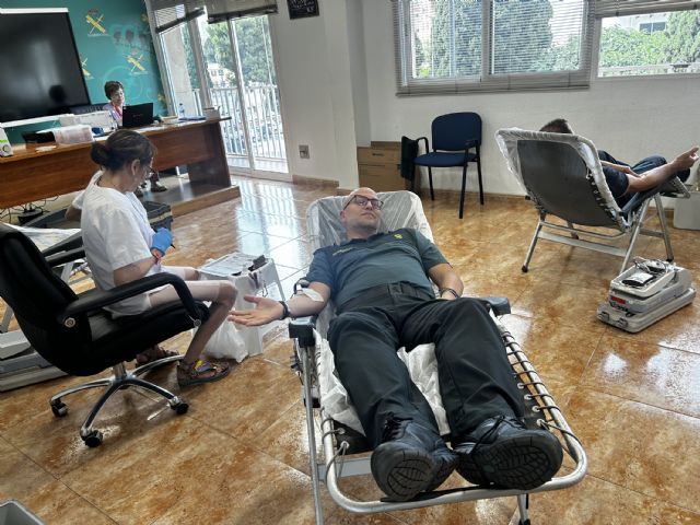 RSC: La Guardia Civil colabora altruistamente en la campaña de donación de sangre en Murcia - 2, Foto 2
