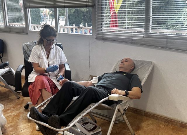 RSC: La Guardia Civil colabora altruistamente en la campaña de donación de sangre en Murcia - 3, Foto 3