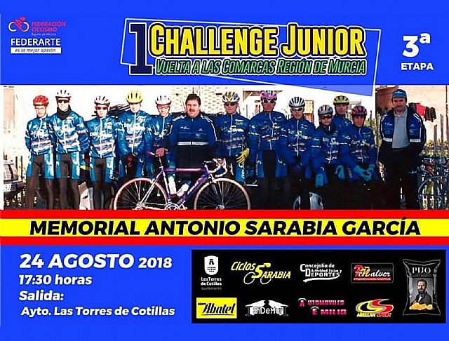 Las Torres de Cotillas será la etapa final del campeonato regional junior de ciclismo - 1, Foto 1