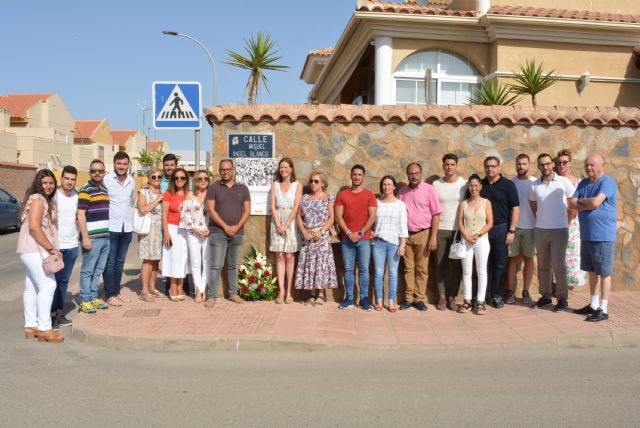 Águilas recuerda a Miguel Ángel Blanco cuando se cumplen veintidós años de su secuestro y asesinato - 1, Foto 1