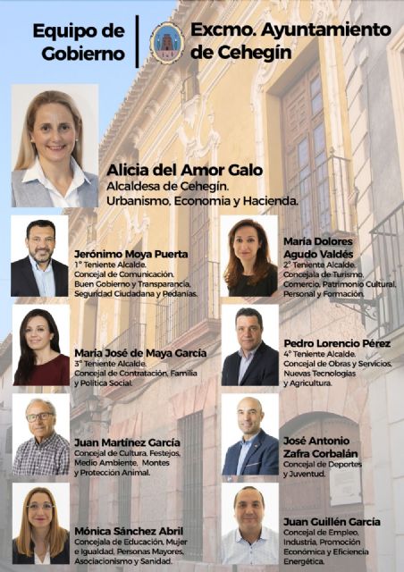 La alcaldesa de Cehegín, Alicia del Amor, da a conocer la distribución de concejalías - 1, Foto 1