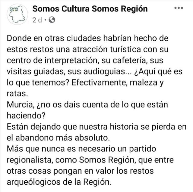 Somos Cultura Somos Región denuncia el estado de abandono de nuestro patrimonio - 2, Foto 2