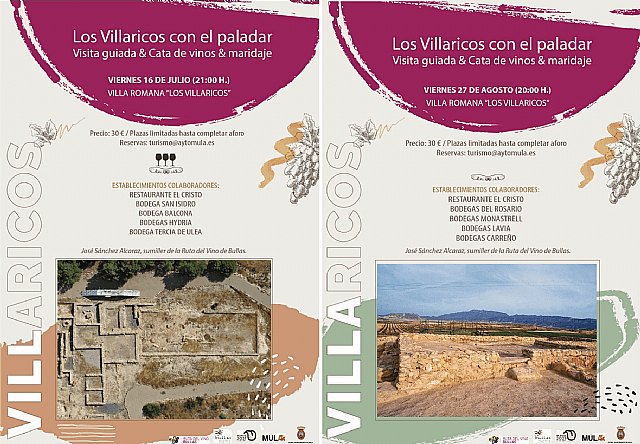 Turismo y la Ruta del Vino organizan dos cenas maridaje en el entorno del yacimiento de Los Villaricos - 1, Foto 1