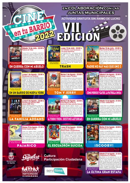 El próximo sábado comienza la VII edición de Cine en tu barrio - 1, Foto 1