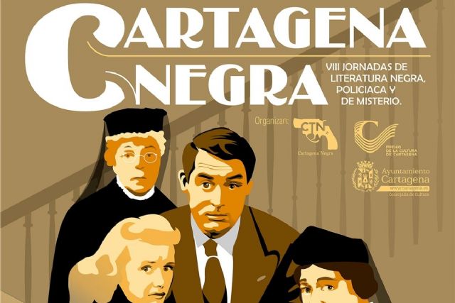 Una treintena de figuras nacionales de la literatura negra visitarán Cartagena en septiembre - 1, Foto 1