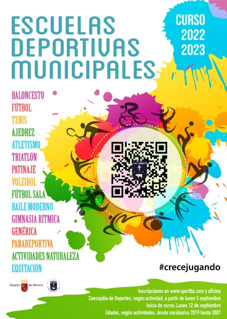 El Ayuntamiento de Caravaca adelanta la programación de horarios de las Escuelas de Deportivas para facilitar a las familias la planificación del curso - 1, Foto 1