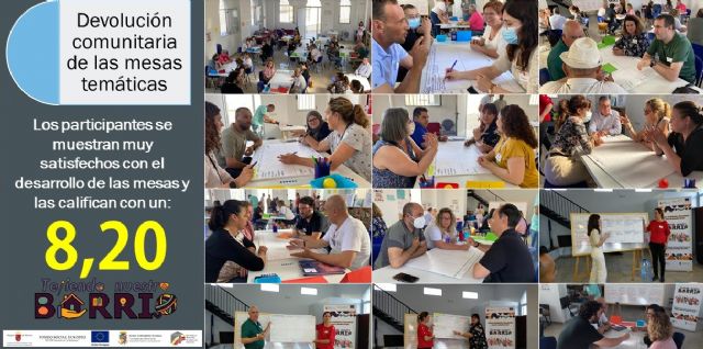 Las mesas temáticas de 'Tejiendo nuestro barrio' consiguen la satisfacción general de los participantes - 1, Foto 1