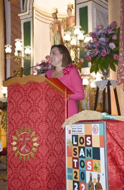 El Pregón de Toñi Moya del Amor marca el inicio de las Fiestas Patronales de los Santos Mártires San Abdón y San Senén de Calasparra - 1, Foto 1