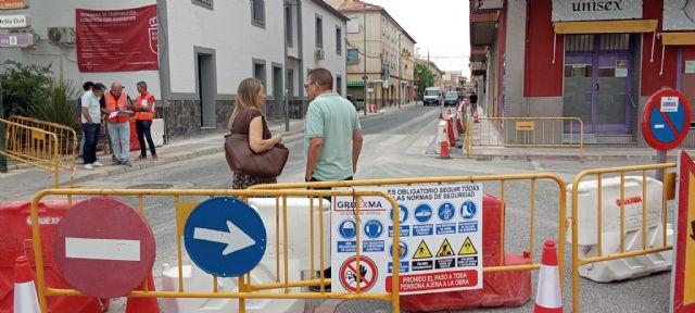 Inicio de las obras en la calle Begastri, una de las arterias principales de Cehegín - 1, Foto 1