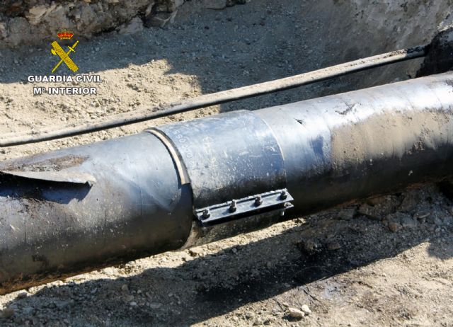 La Guardia Civil detiene a tres personas por los daños ocasionados en el oleoducto Cartagena-Puertollano a su paso por Calasparra - 4, Foto 4