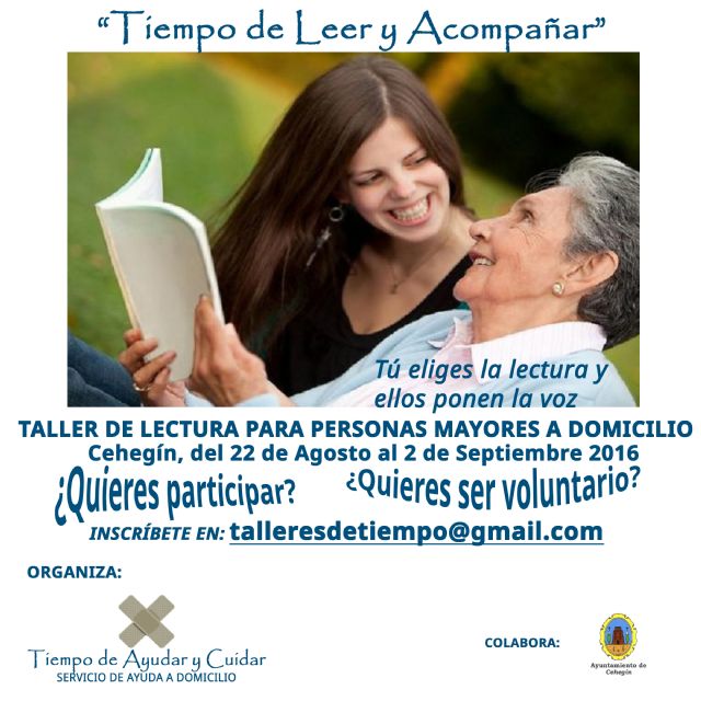Las Concejalías de Cultura y Servicios Sociales colaboran en el proyecto Tiempo de leer y acompañar - 1, Foto 1