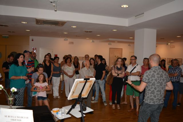 Nono García  muestra su trabajo en vivo en el aula de cultura de Cajamurcia - 1, Foto 1