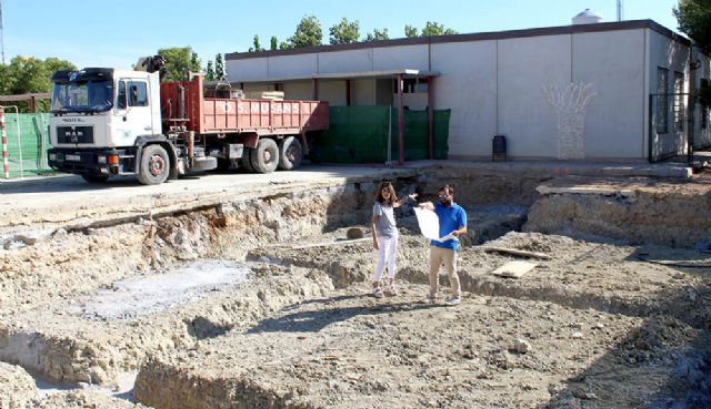 Esta semana han dado comienzo las obras del comedor escolar en el CEIP Jesús García - 1, Foto 1