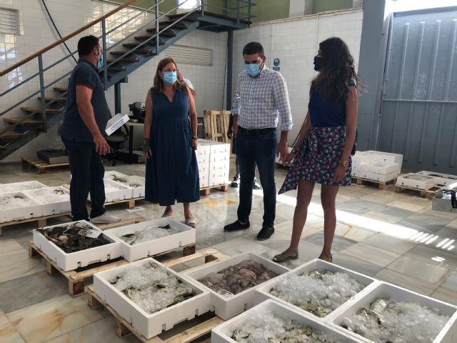 Luengo destaca la cantidad y la calidad de las capturas de pescado realizadas por la Cofradía Pescadores de San Pedro del Pinatar - 1, Foto 1