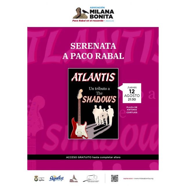 La Serenata a Paco Rabal, a cargo del rock instrumental de Atlantis - 1, Foto 1