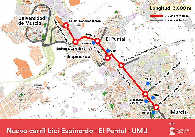 El Campus de Espinardo quedará conectado con el casco urbano de Murcia - 1, Foto 1