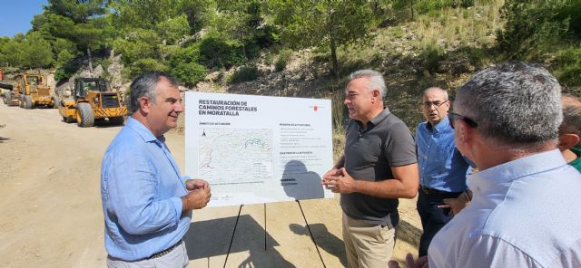 Medio Ambiente inicia las obras de restauración de 81 kilómetros de caminos forestales en Moratalla - 1, Foto 1