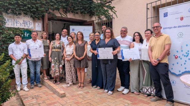 Tres nuevos establecimientos del municipio de Bullas se suman al Sistema Integral de Calidad Tur�stica en Destino (Sicted)