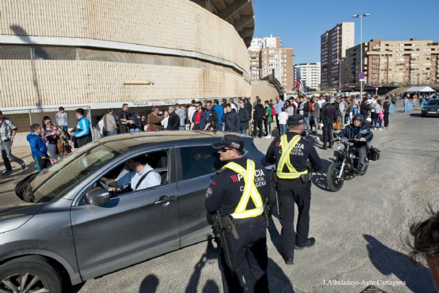La Policía Local recomienda compartir coche y usar el transporte público para el partido de Copa del Rey que enfrentará a FC Cartagena y UD Logroñés - 1, Foto 1