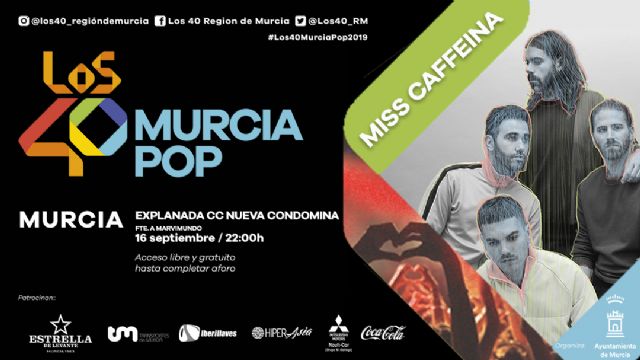 Miss Caffeína y Alfred García, en LOS40 Murcia Pop, la víspera de la Romería - 1, Foto 1