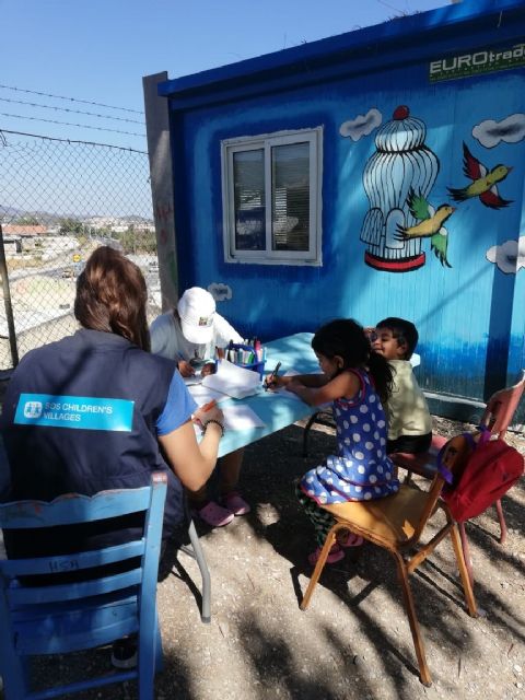 Aldeas Infantiles SOS detecta altos niveles de estrés y de angustia en los niños y las niñas de Lesbos - 1, Foto 1