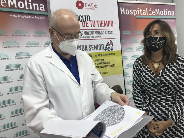 “Tu carpeta amiga, tu amigo voluntario” llega al Hospital de Molina de manos de Fundación FADE - 2, Foto 2