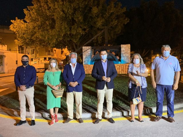 La noria que extraía agua en la finca que dio origen a Santiago de la Ribera se expone en un jardín de la localidad tras su restauración - 3, Foto 3